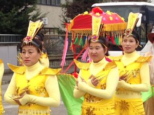 La prima coreografia delle majorette