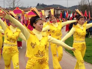 La seconda coreografia delle majorette